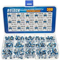 BOJACK 15 Valores 300 piezas 100 Ohm- 2M Ohm Resistencia variable Kit de surtido de Potenciómetros de 6 mm Embalado en…
